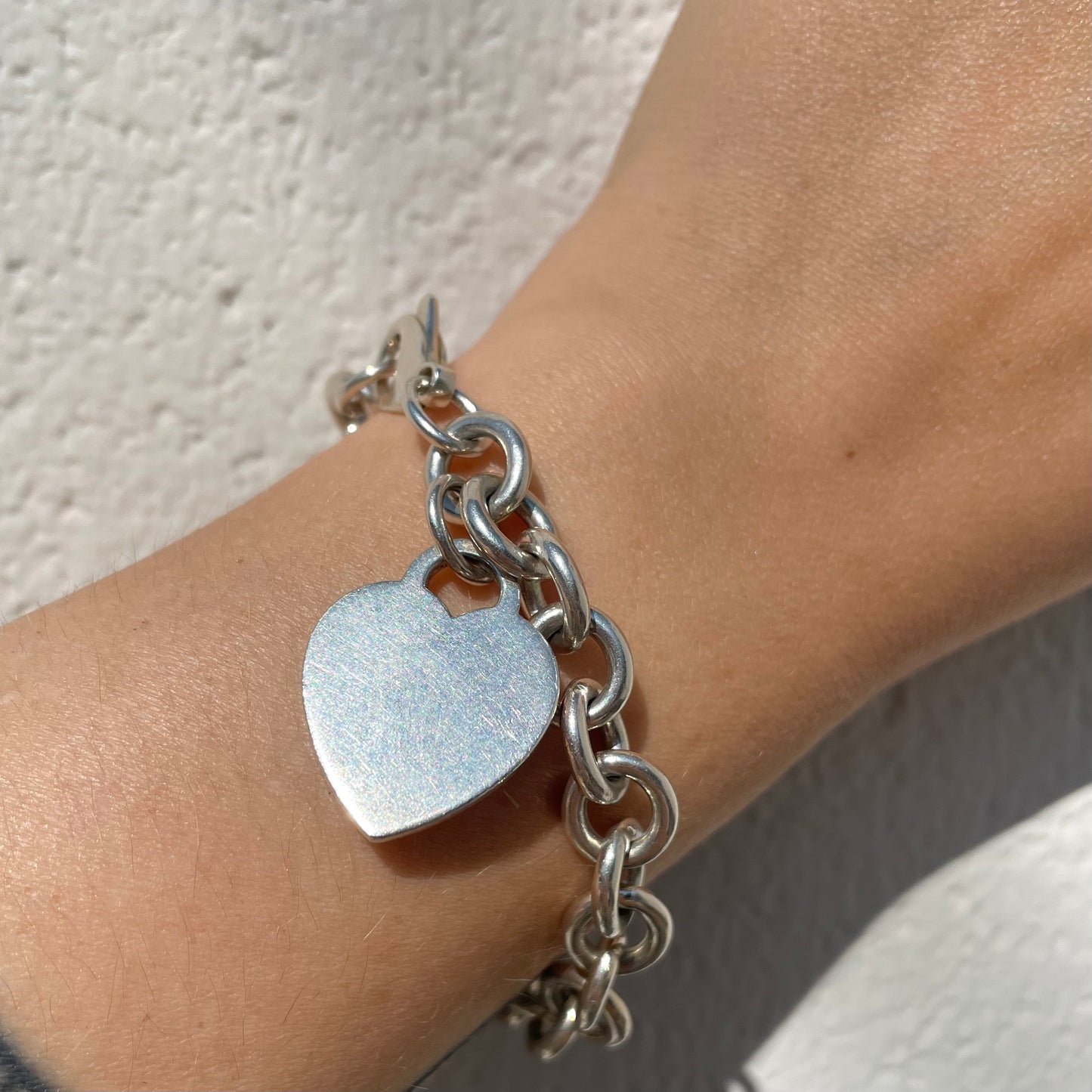 Tiffany & Co Heart Charm Bracelet