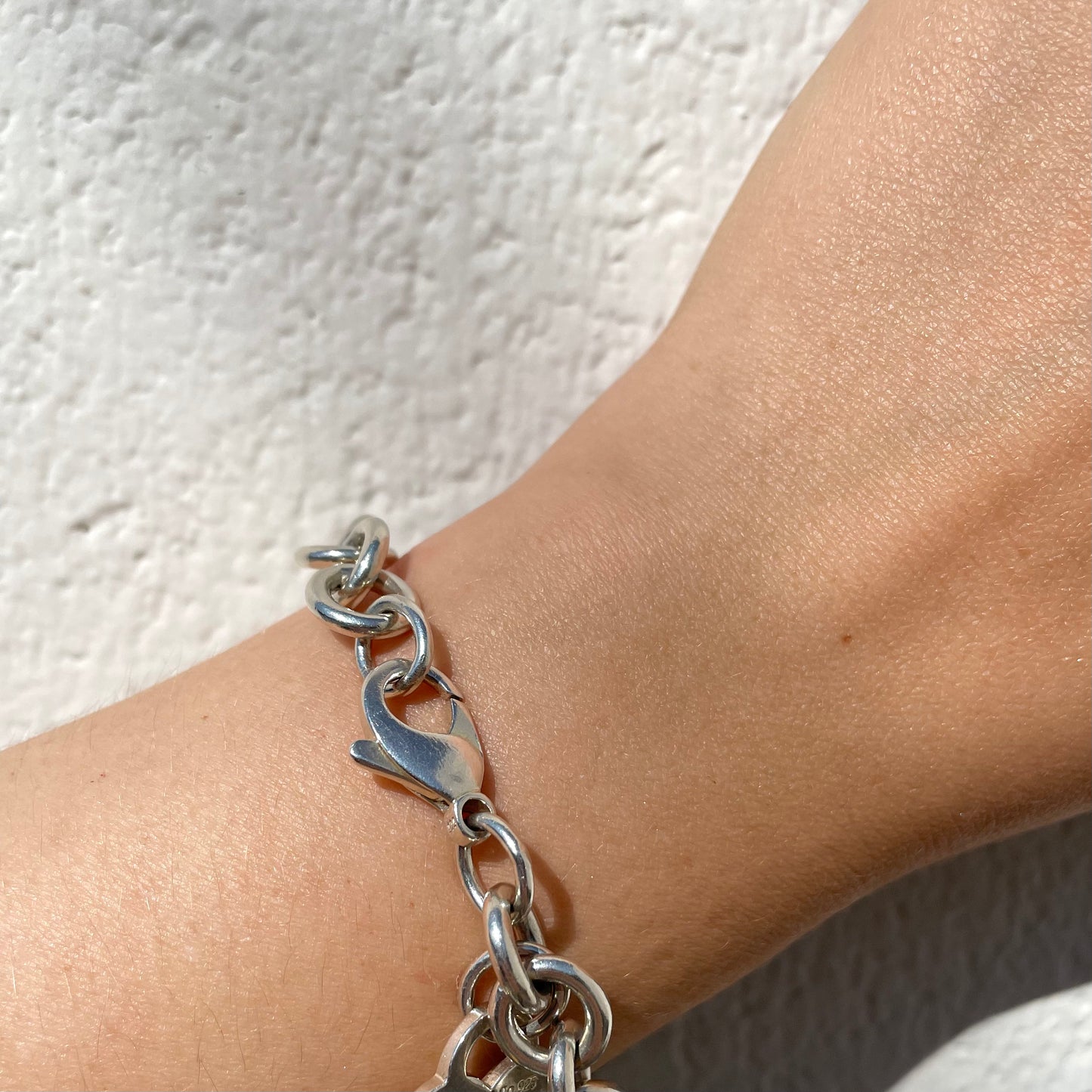 Tiffany & Co Heart Charm Bracelet