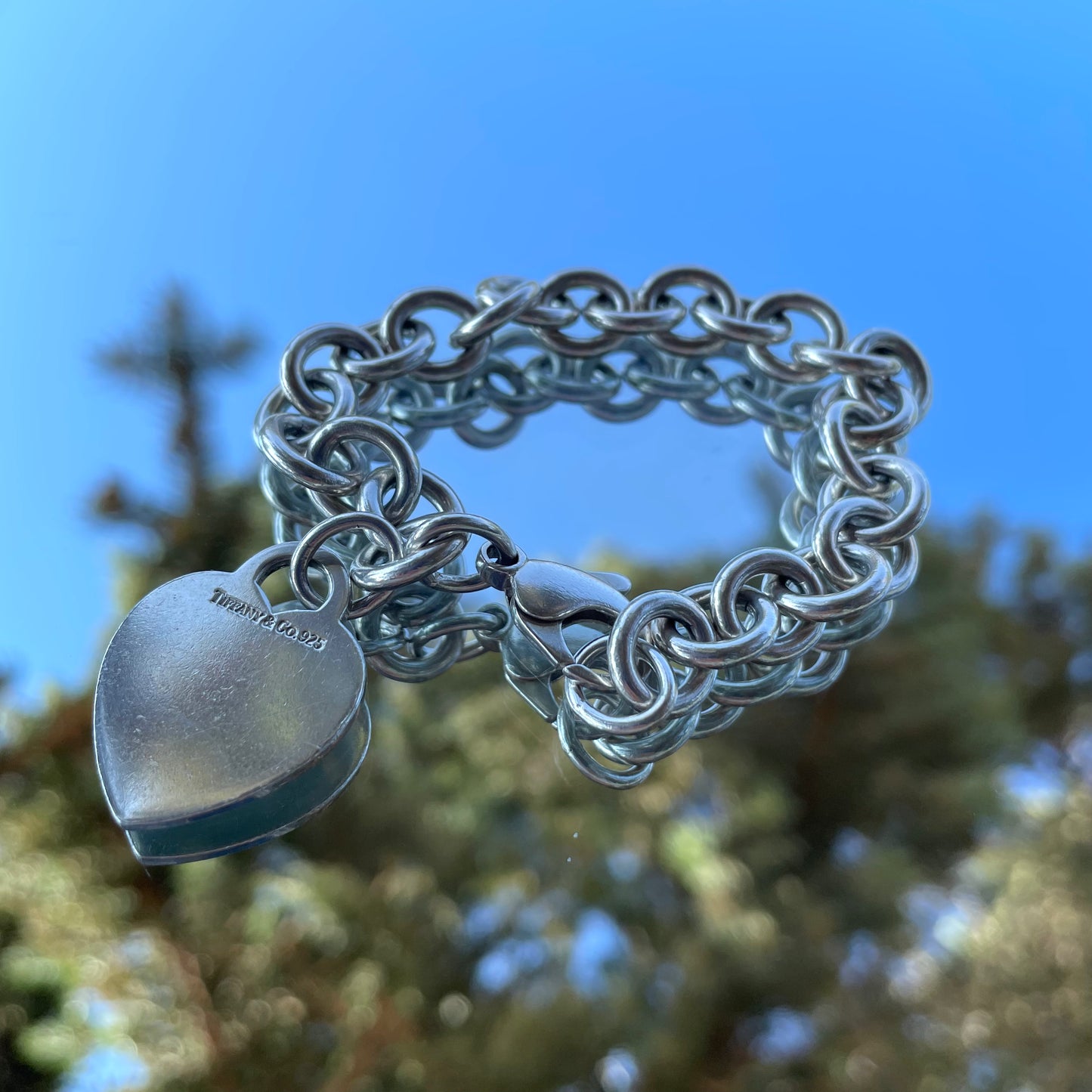 Tiffany & Co Heart Charm Bracelet