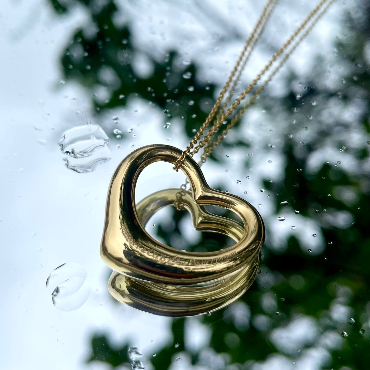 Tiffany Open Heart Necklace