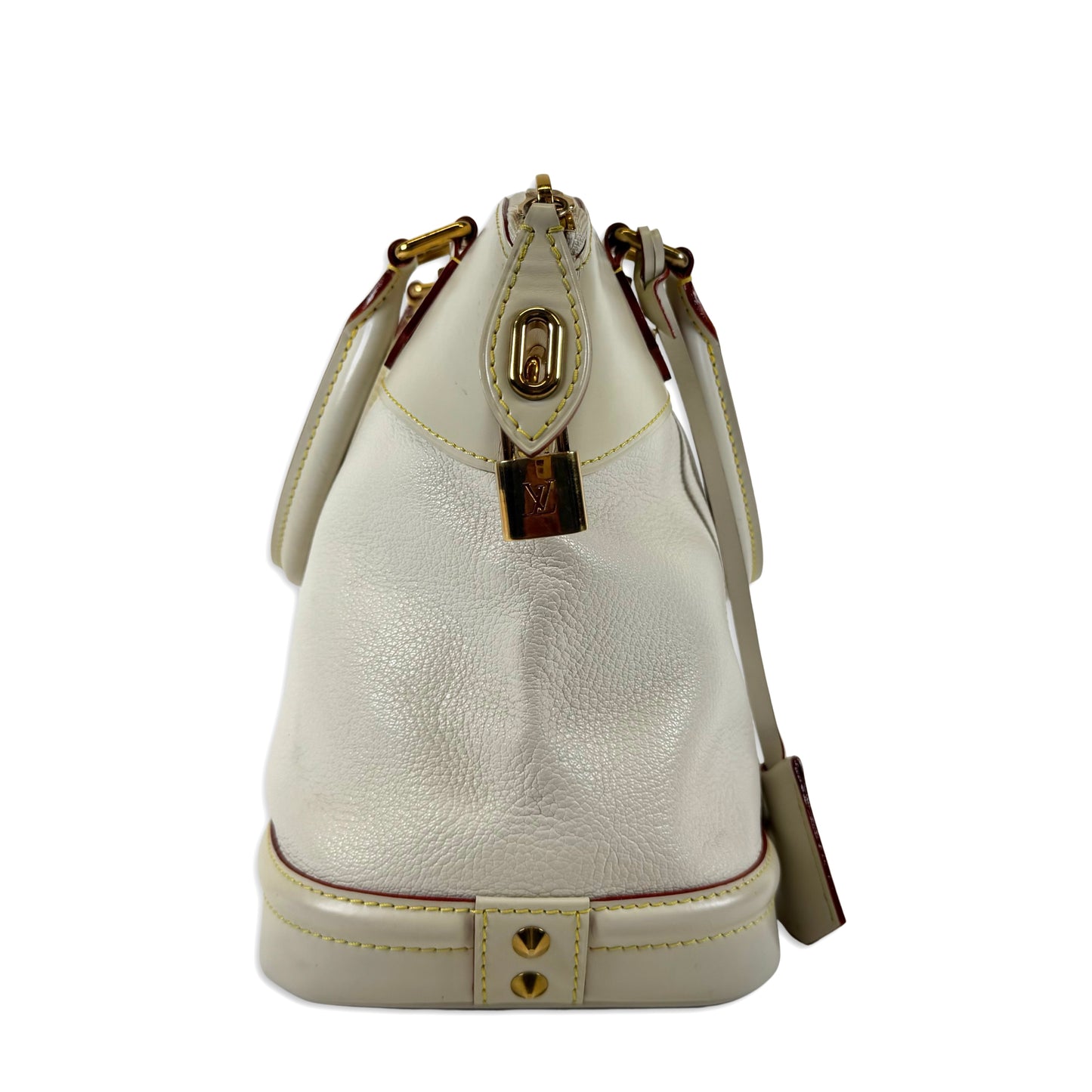 Louis Vuitton Lockit Suhali White Bag