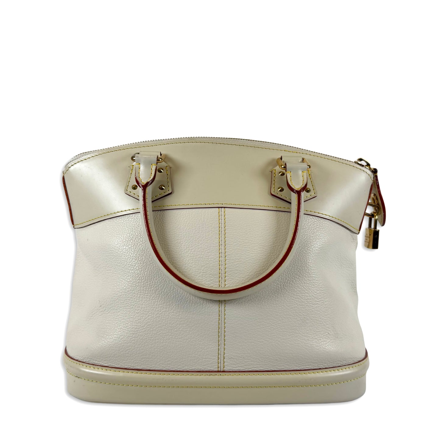 Louis Vuitton Lockit Suhali White Bag