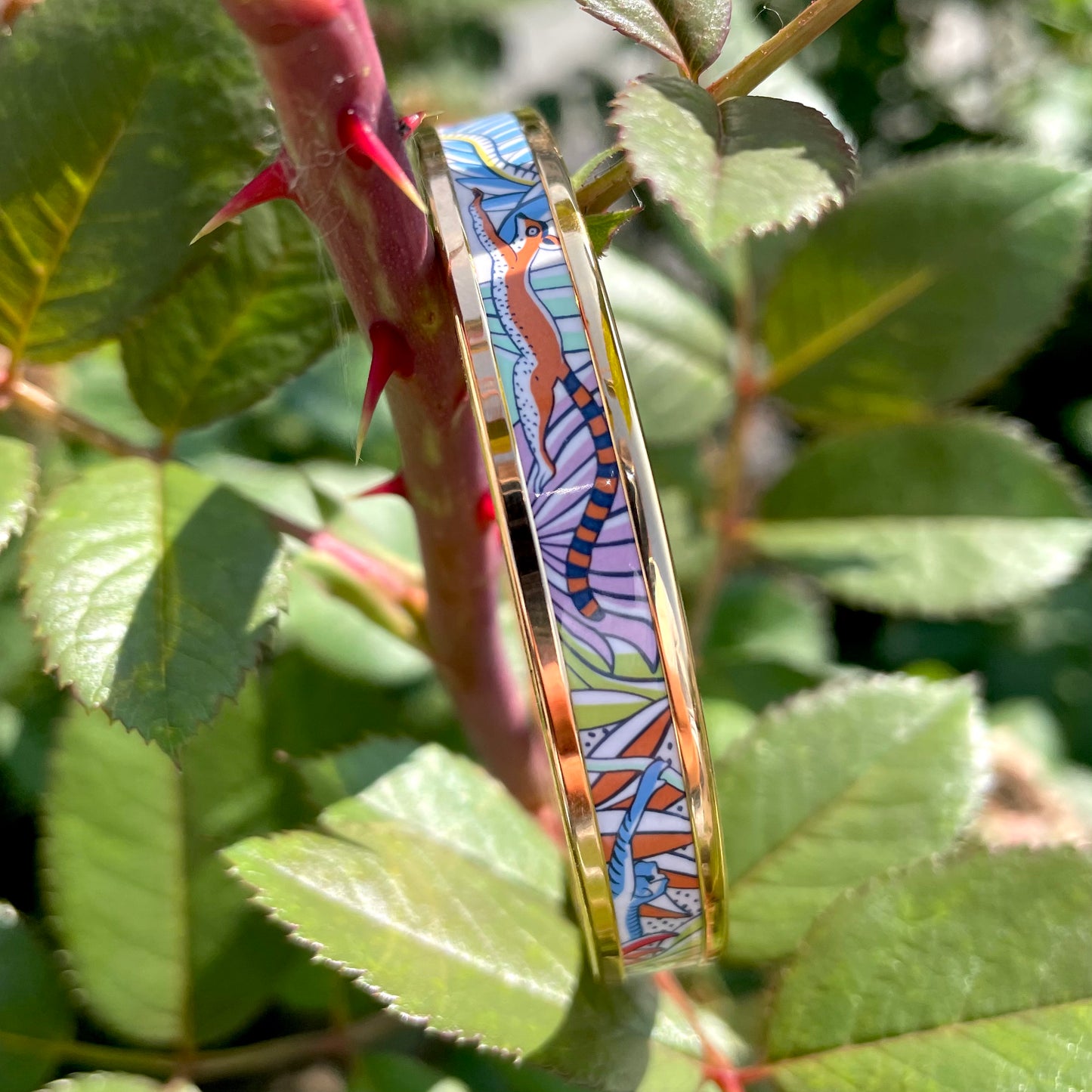 Hermès Animaux Camoufles Bangle Bracelet
