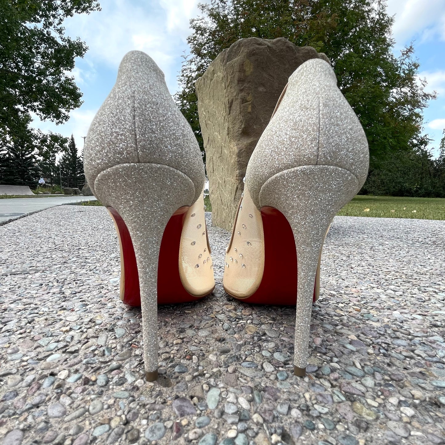 Christian Louboutin Follies Strass Pumps