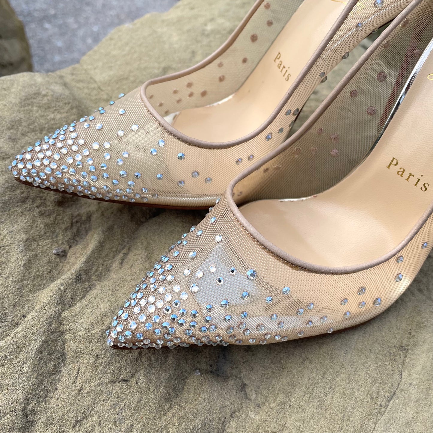 Christian Louboutin Follies Strass Pumps