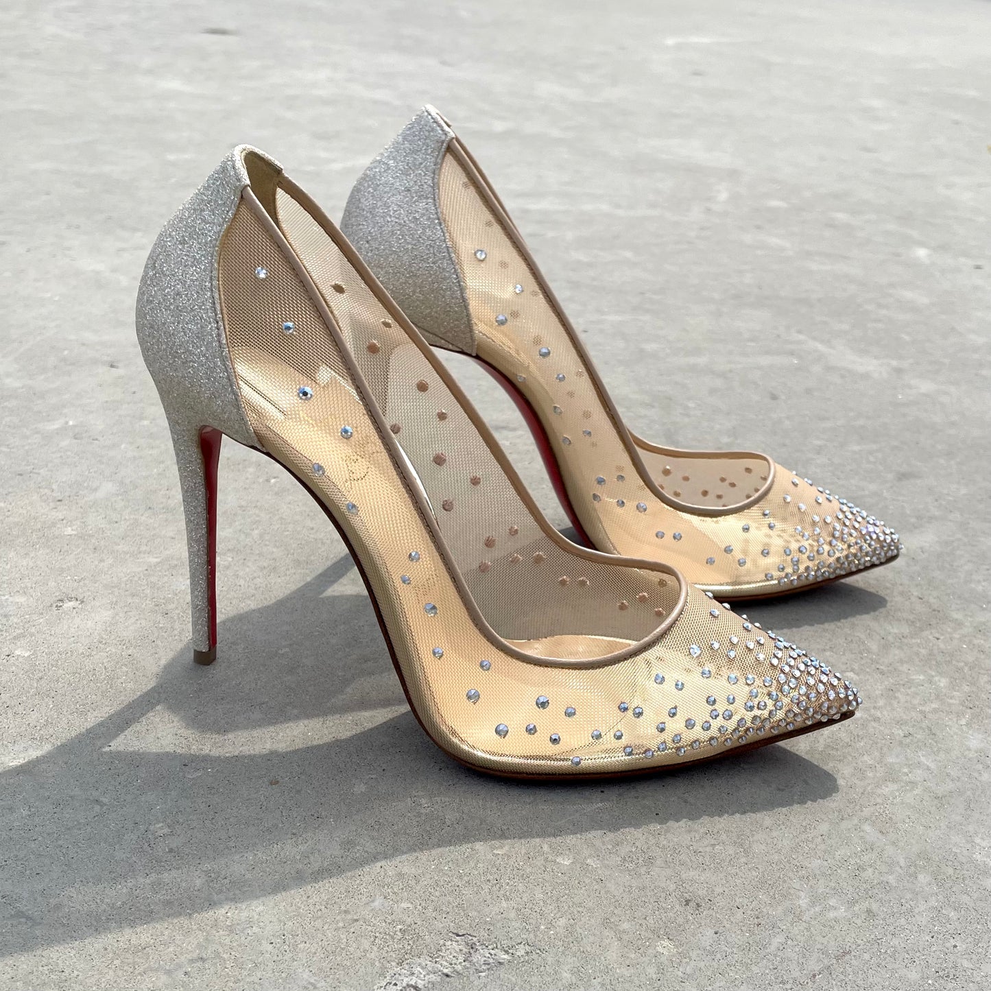 Christian Louboutin Follies Strass Pumps