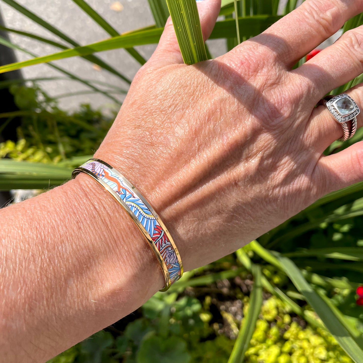 Hermès Animaux Camoufles Bangle Bracelet