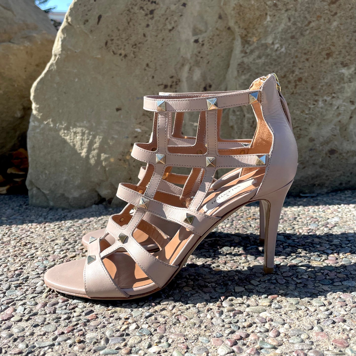 Valentino Rockstud Heeled Shoes