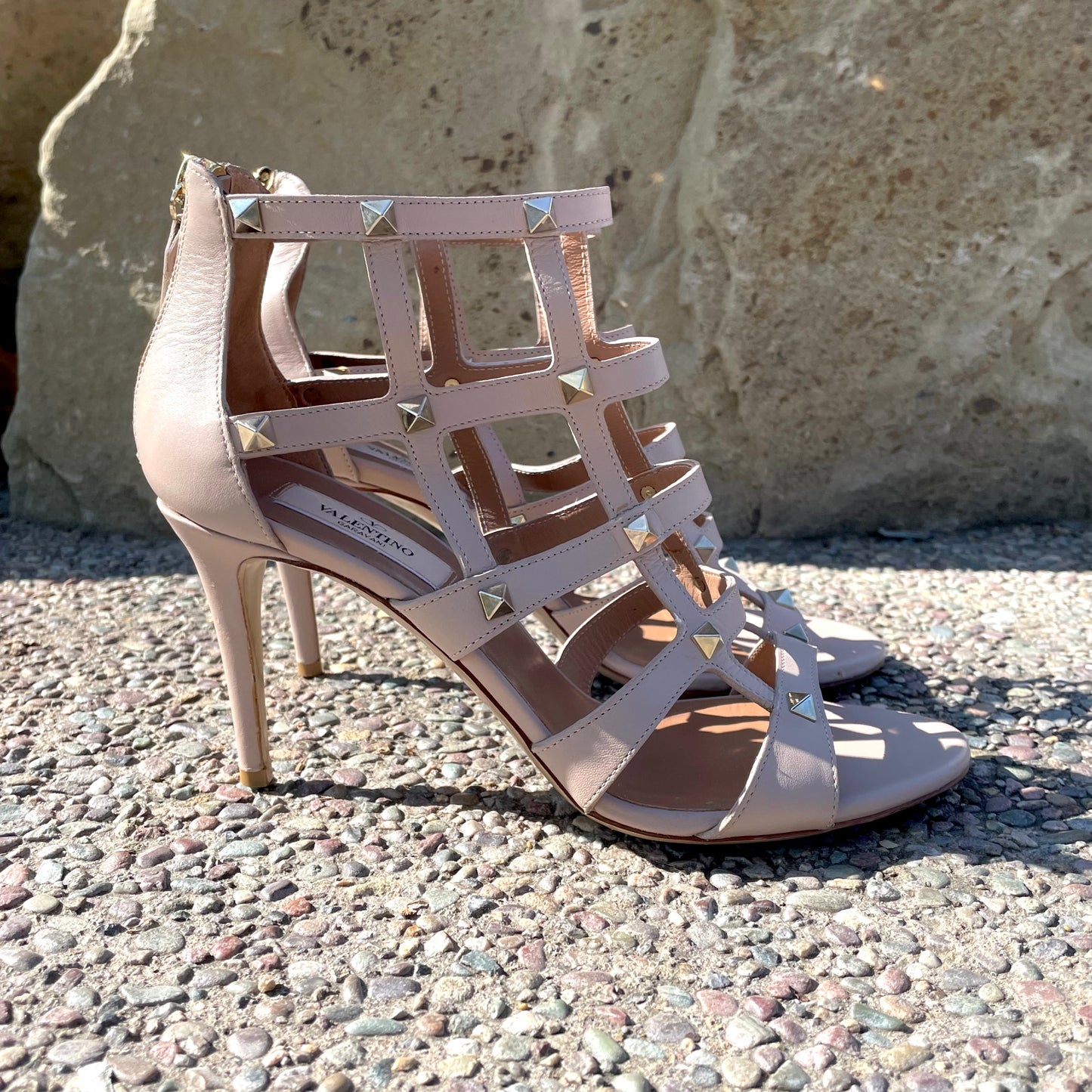 Valentino Rockstud Heeled Shoes