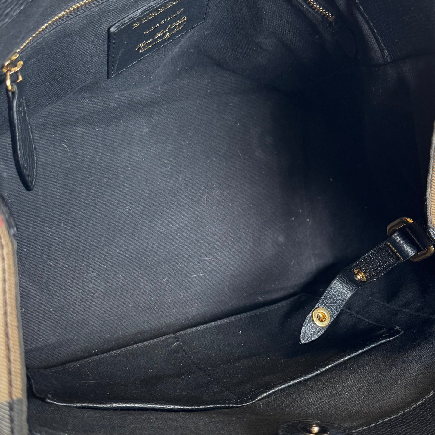 Burberry Smoked Check Shoulder Bag