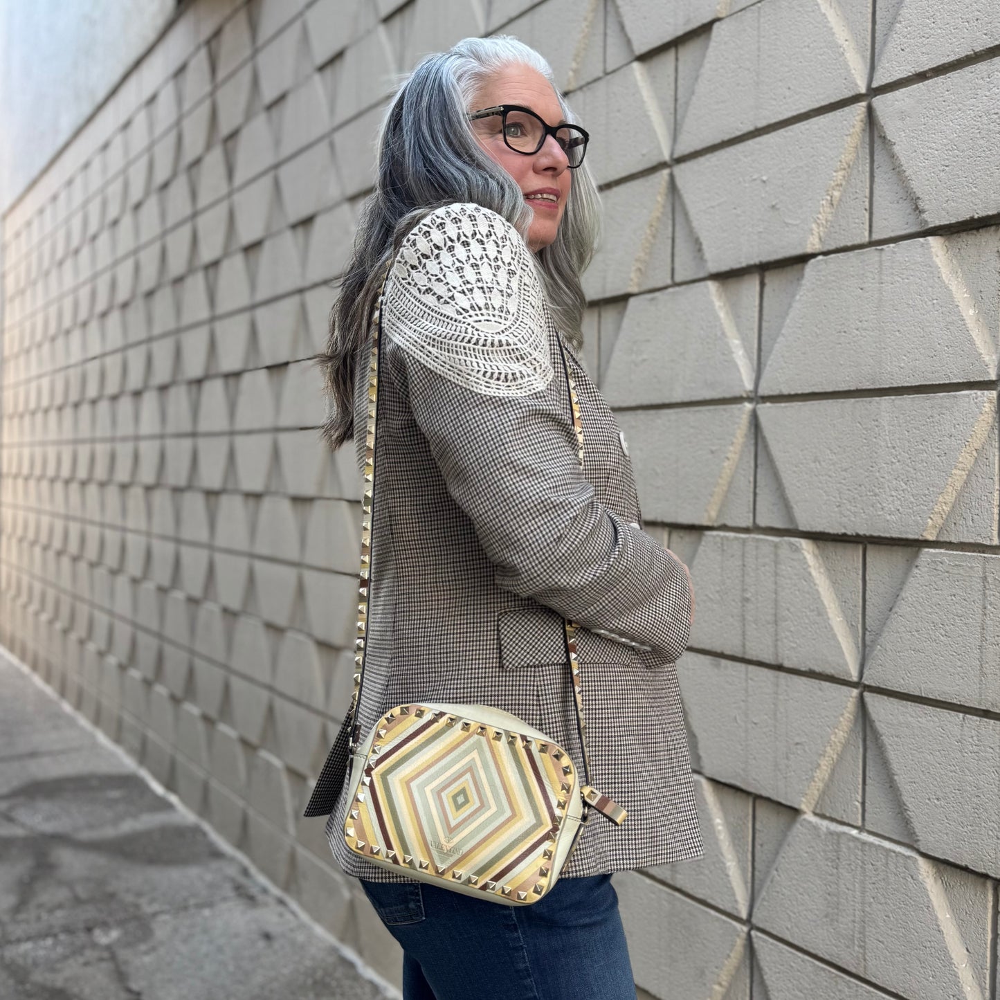 Valentino Rockstud Small Camera Bag