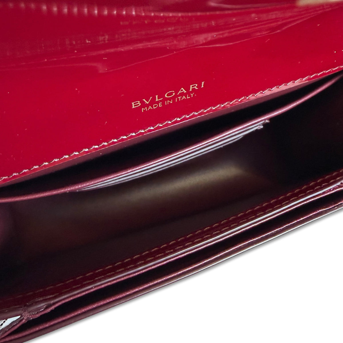 Bvlgari Serpenti Forever Patent Leather Shoulder Bag