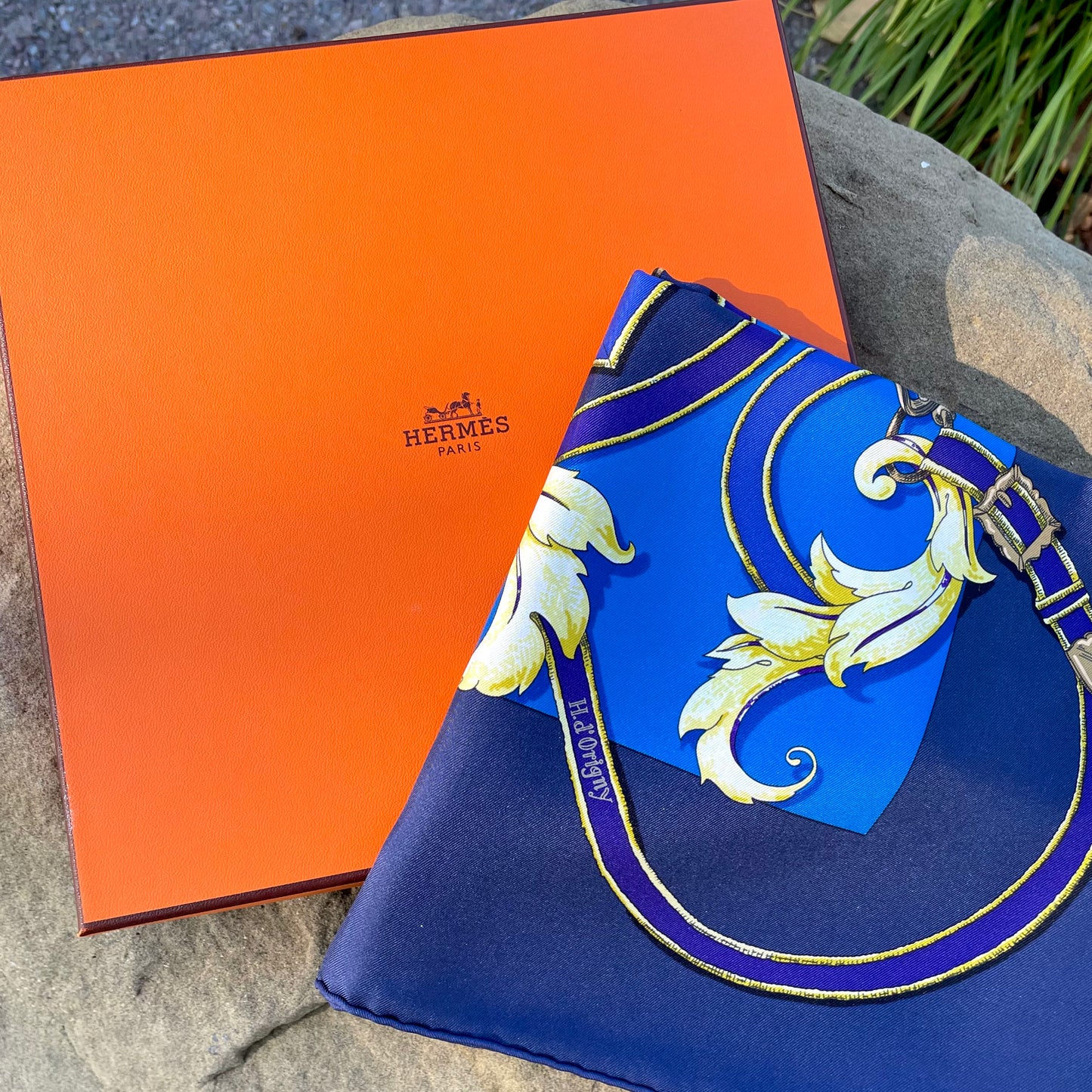Hermès Silk Scarf by Henry D’origny