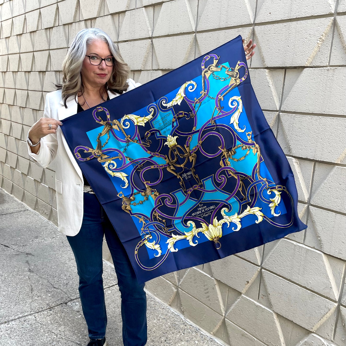 Hermès Silk Scarf by Henry D’origny