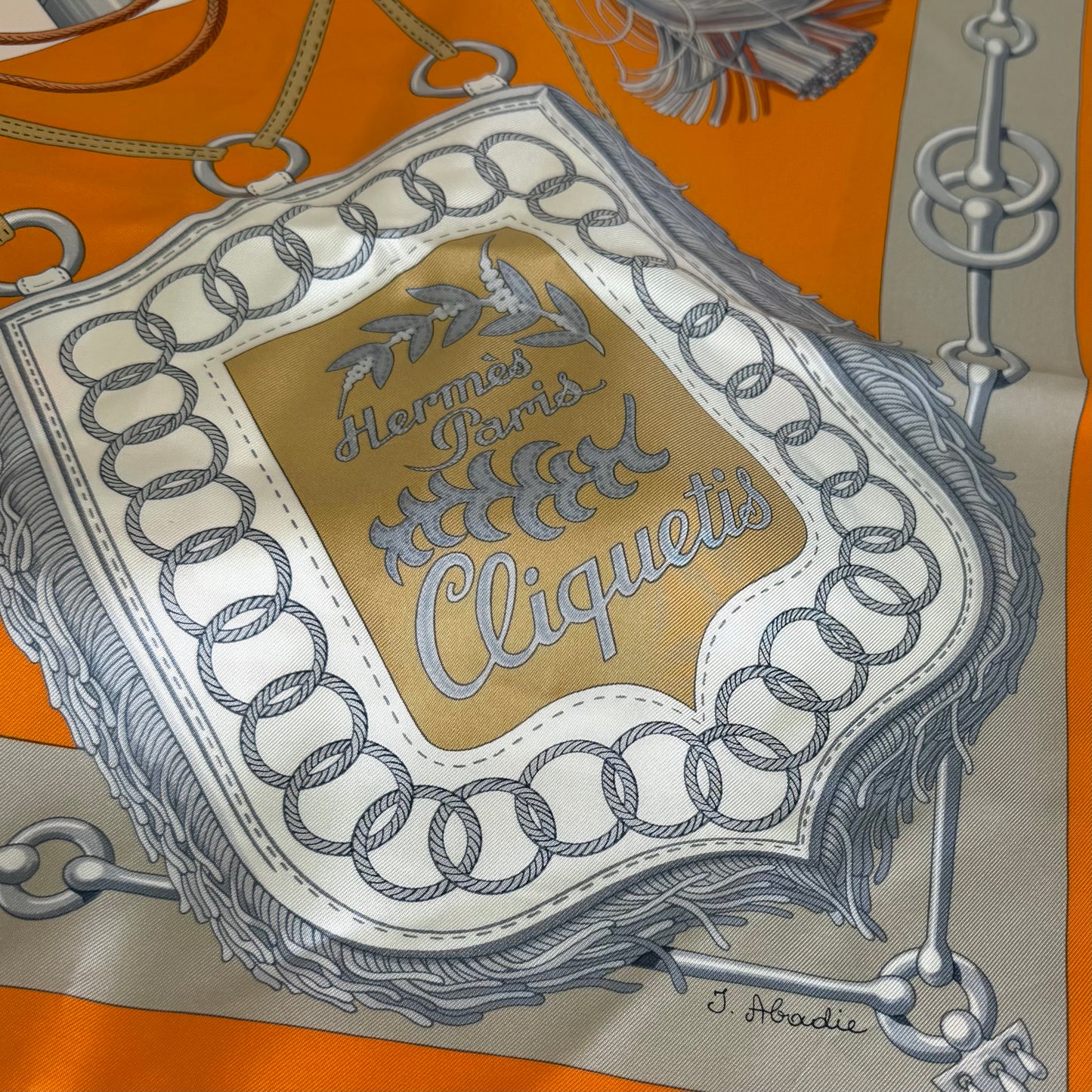 Hermès Cliquetis Silk Scarf