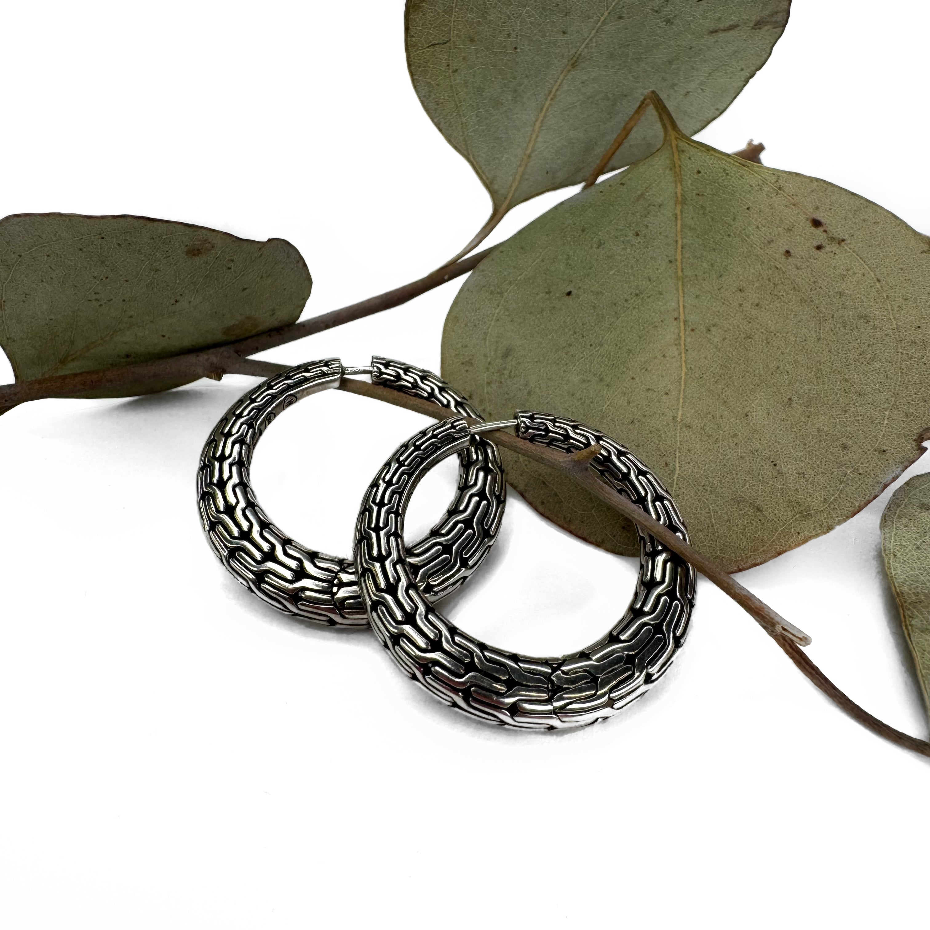 John hardy hot sale gold hoop earrings