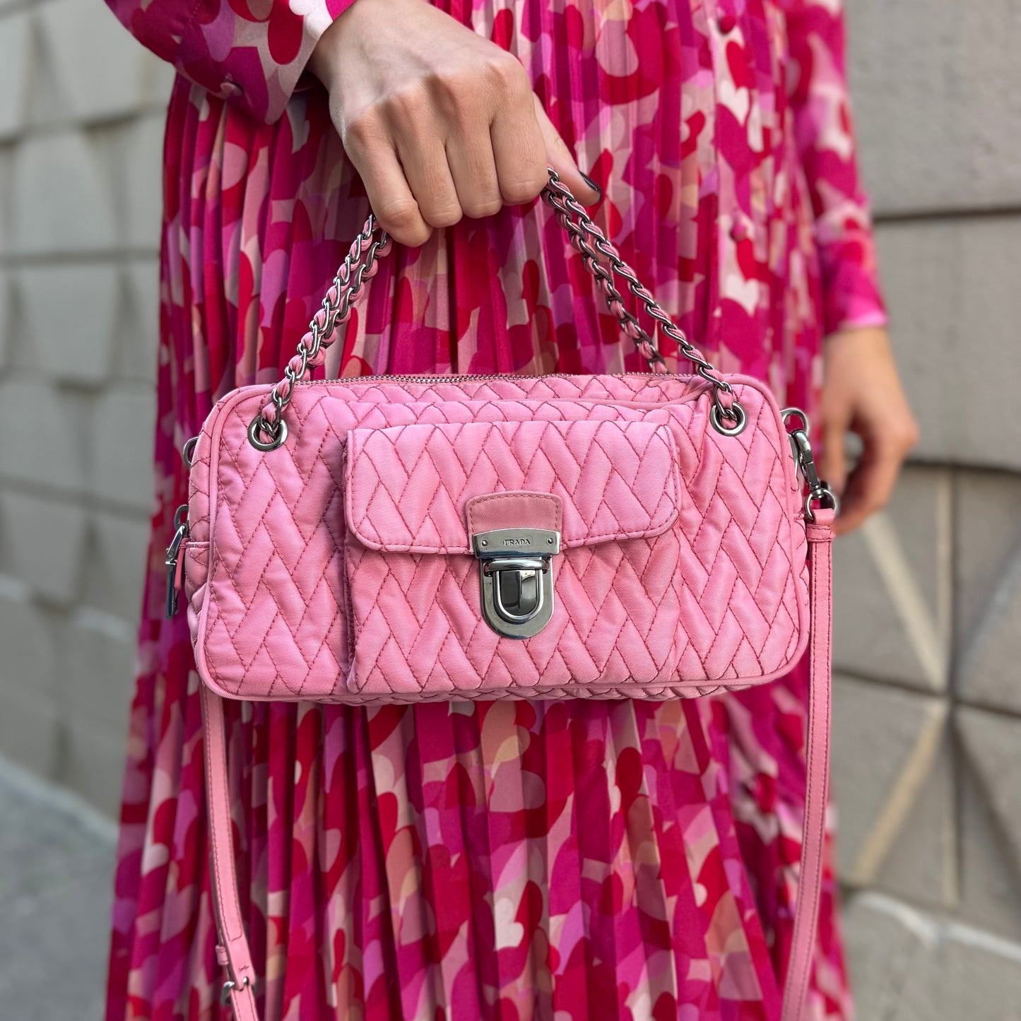 Prada Tessuto Impuntu Camera Bag