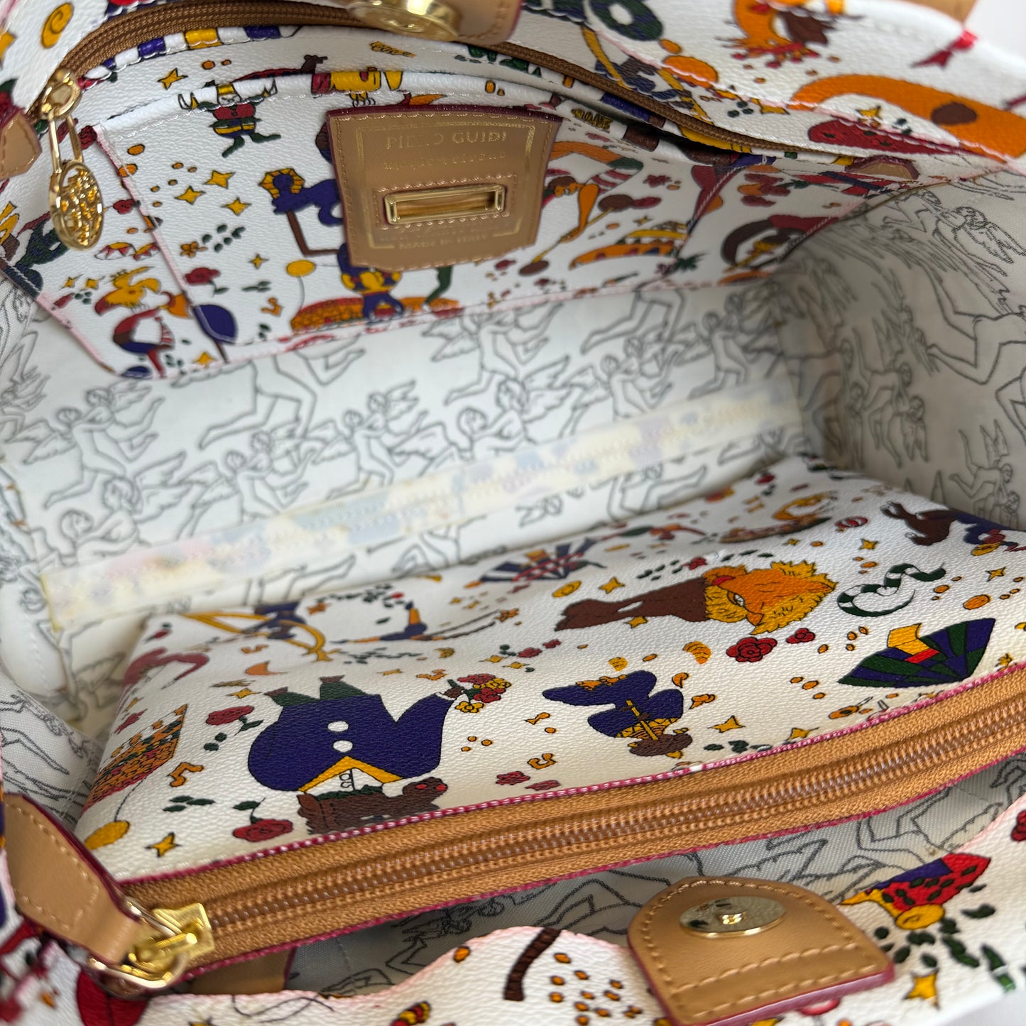Piero Guidi Magic Circus Shoulder Bag