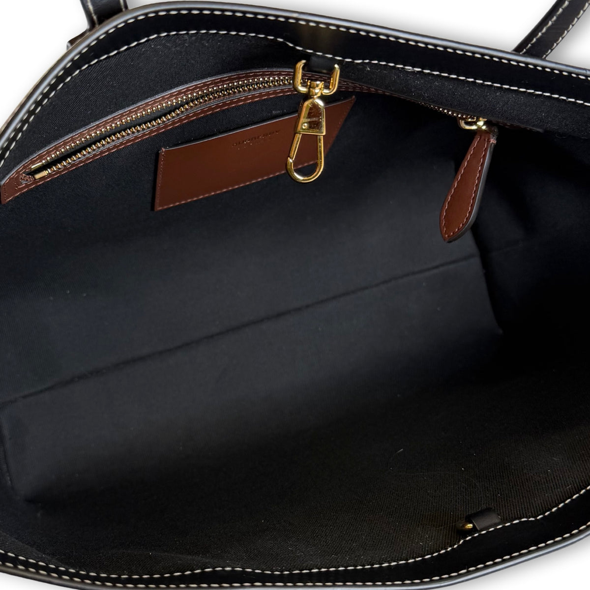 Burberry Check Medium Tote Bag
