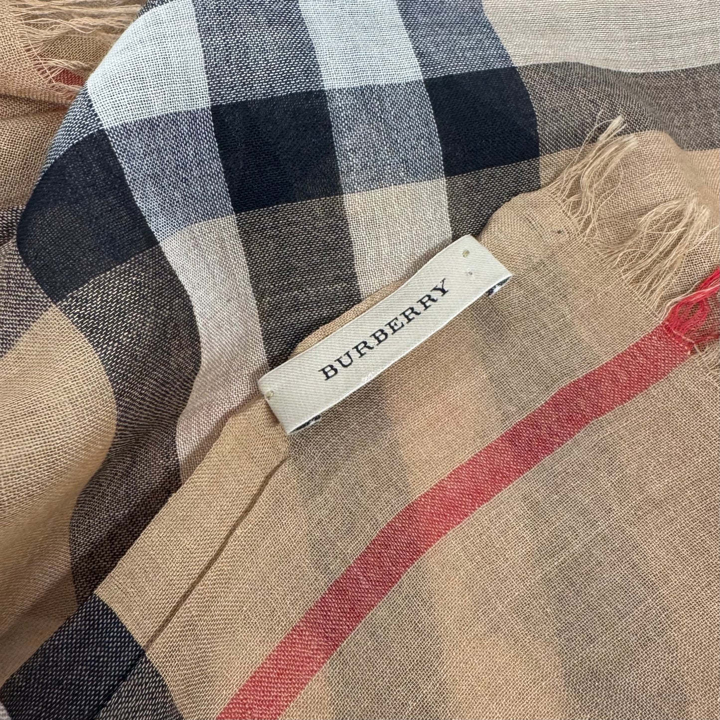 Burberry Silk Check Scarf