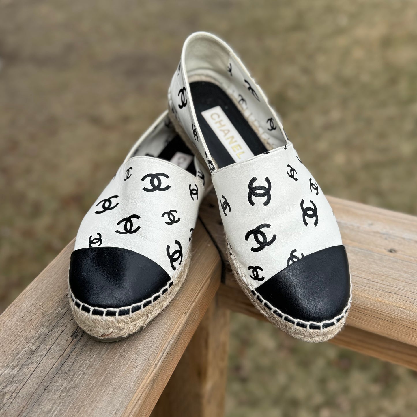 Chanel Lambskin Espadrilles
