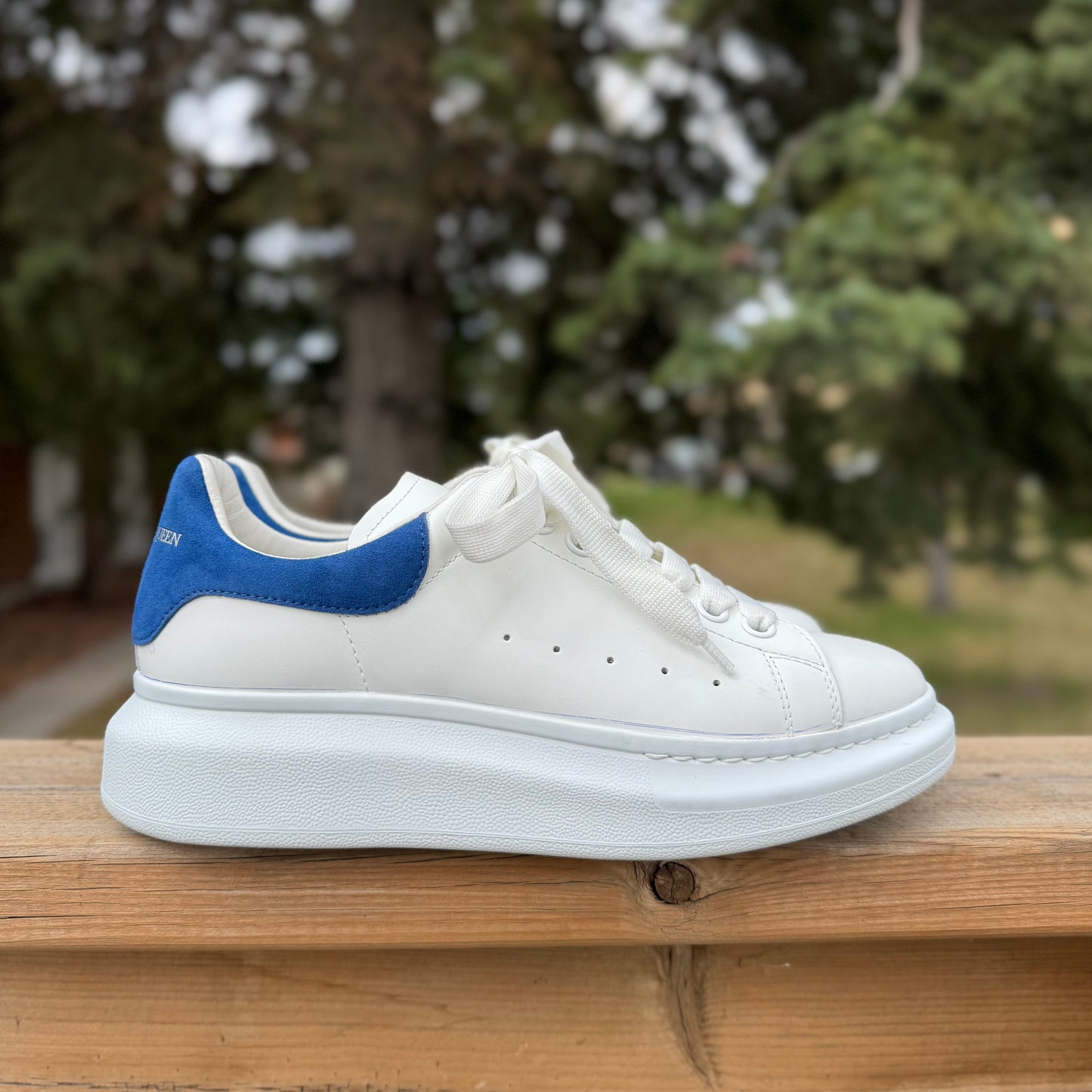 Alexander McQueen Oversized Leather Sneakers
