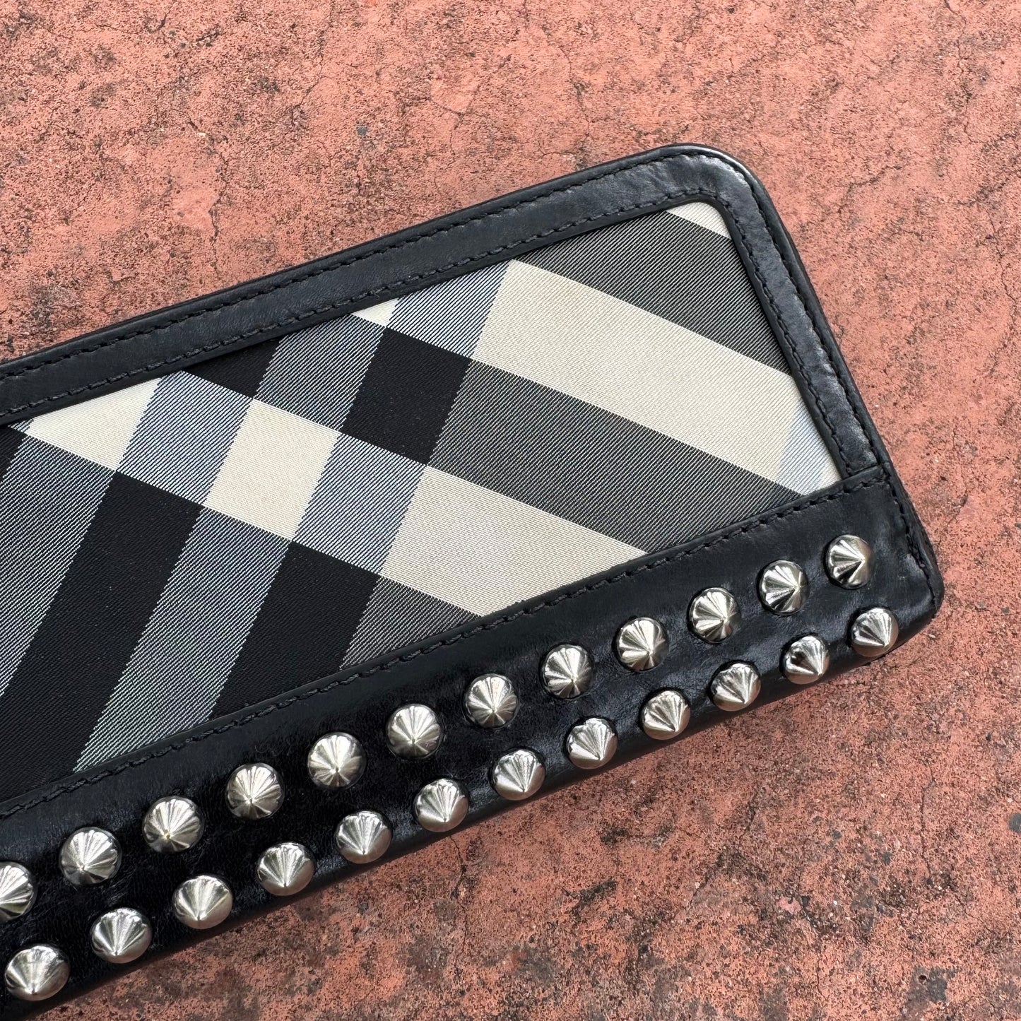 Burberry Studded Nova Check Wallet