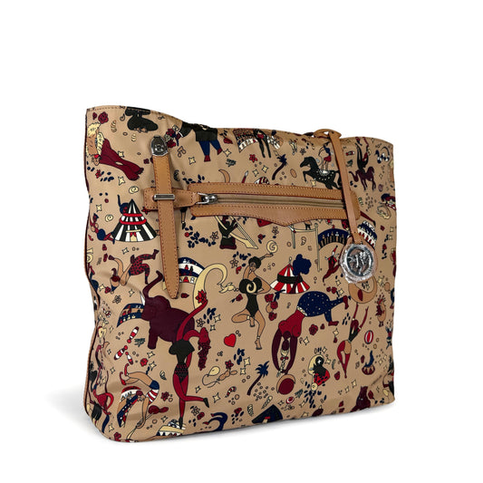 Piero Guidi Magic Circus Nylon Tote Bag