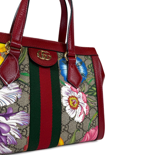 Gucci Ophidia GG Flora Small Tote Bag