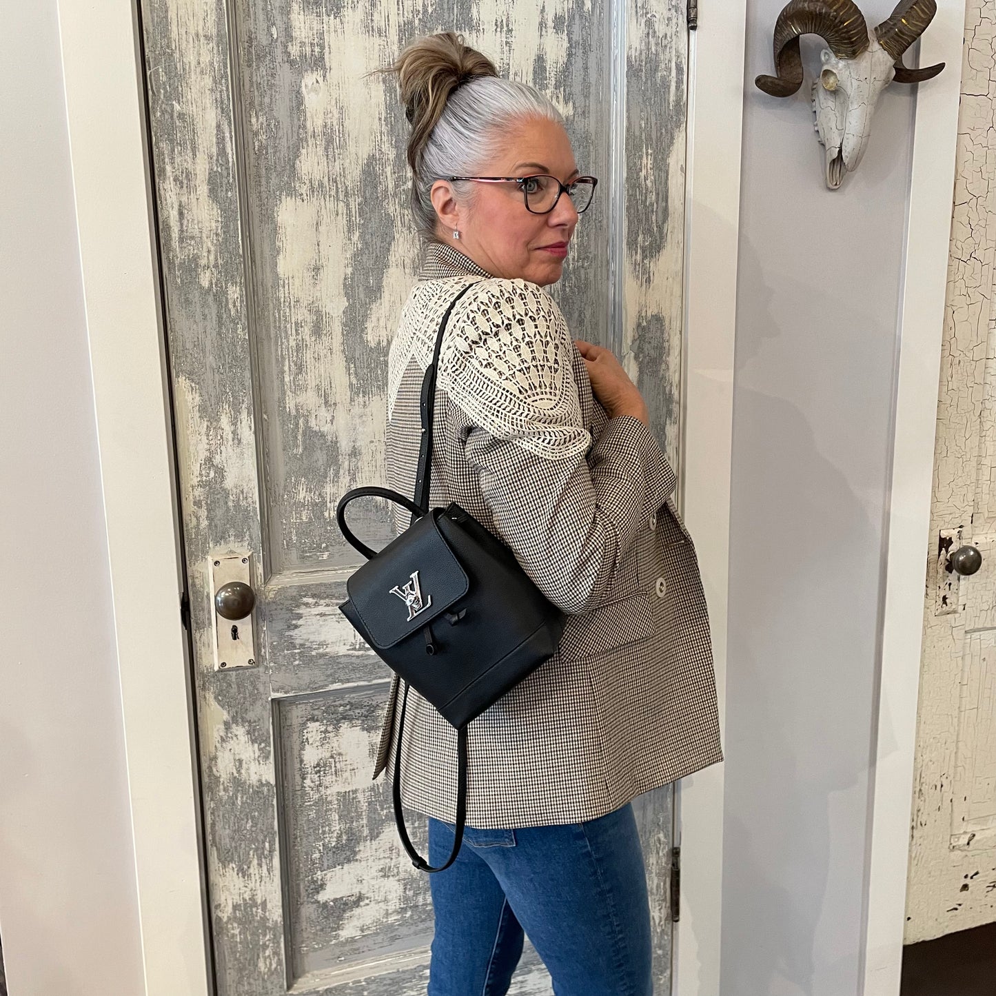 Louis Vuitton LockMe Mini Backpack