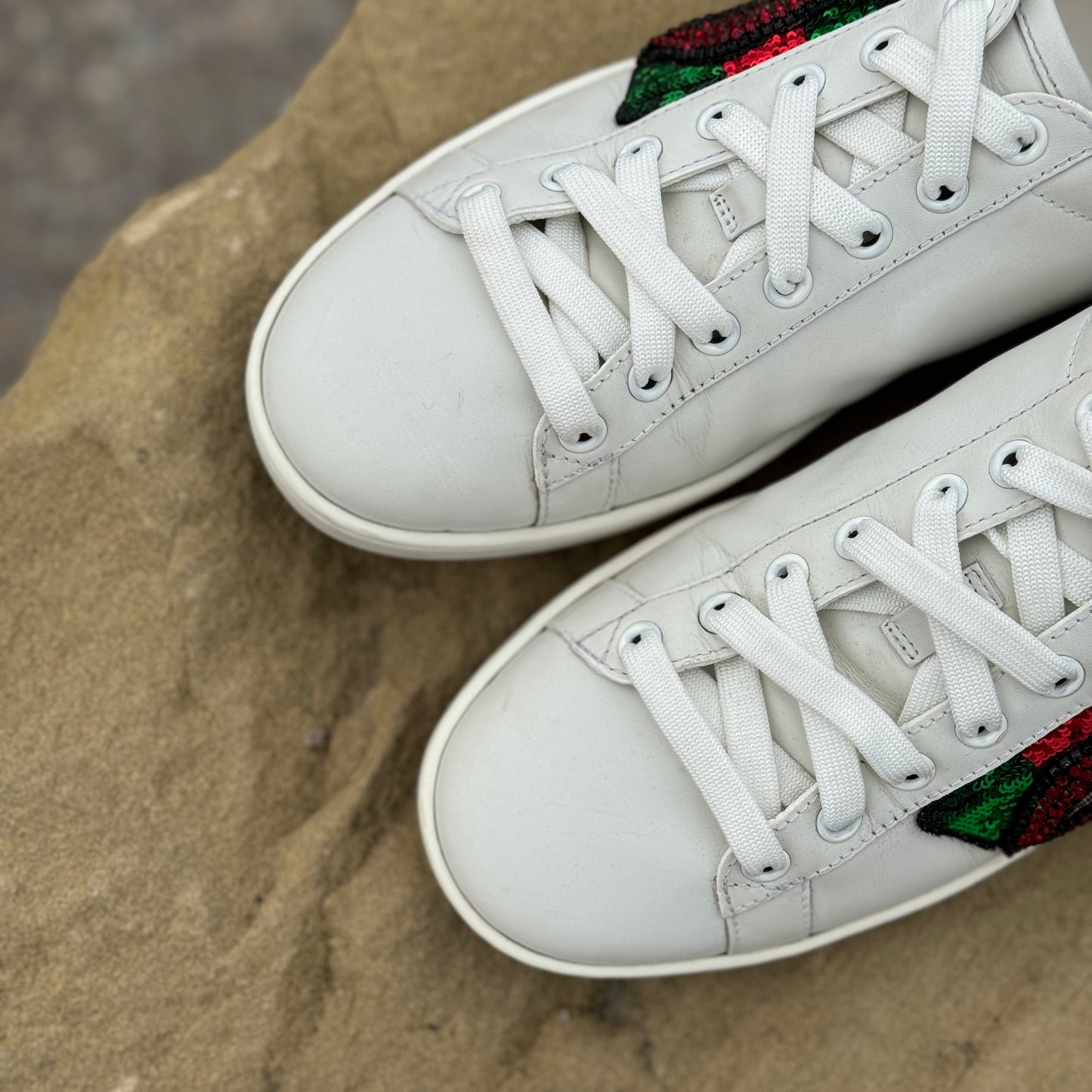 Gucci Ace Lip Sneakers