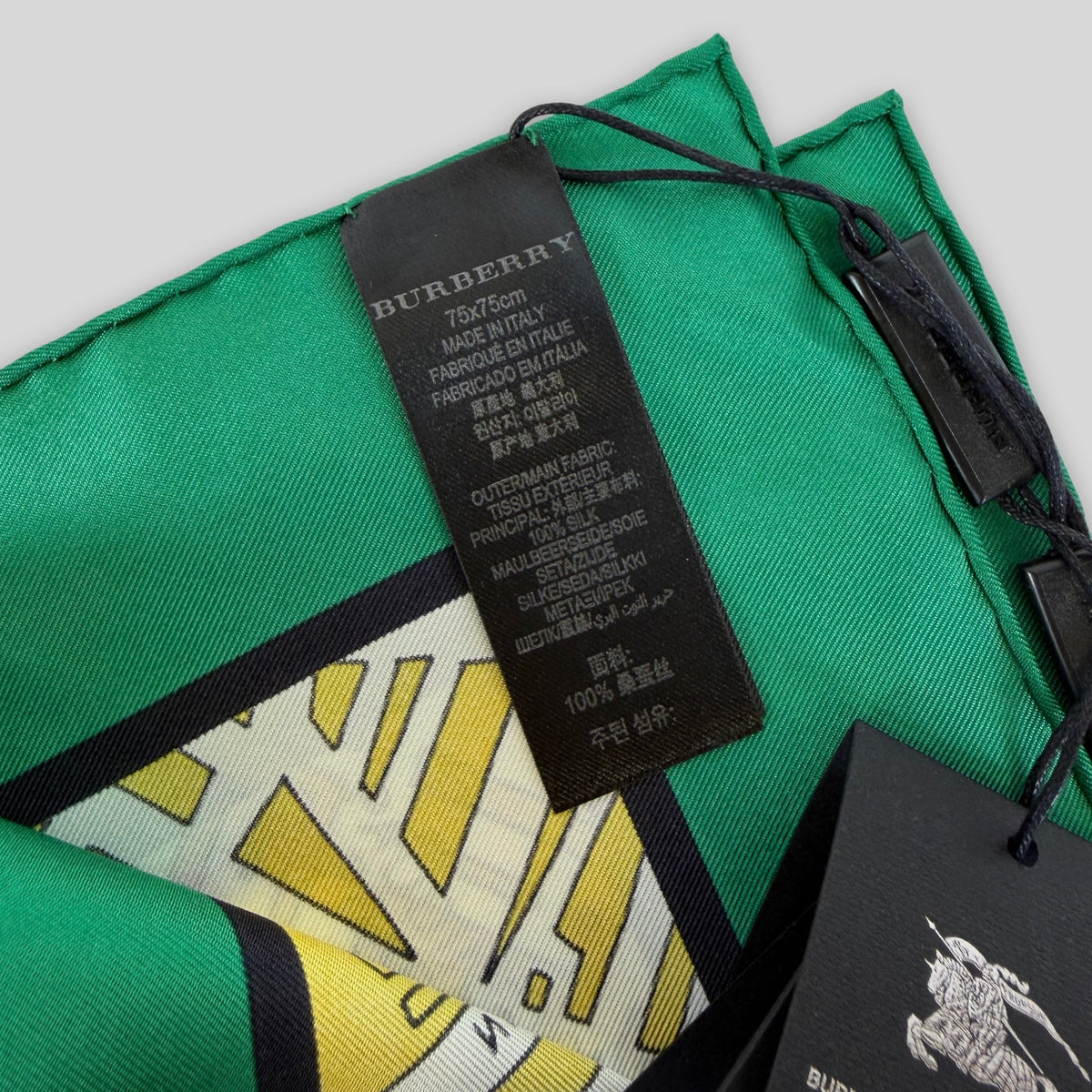 Burberry Prorsum London Map Silk Scarf