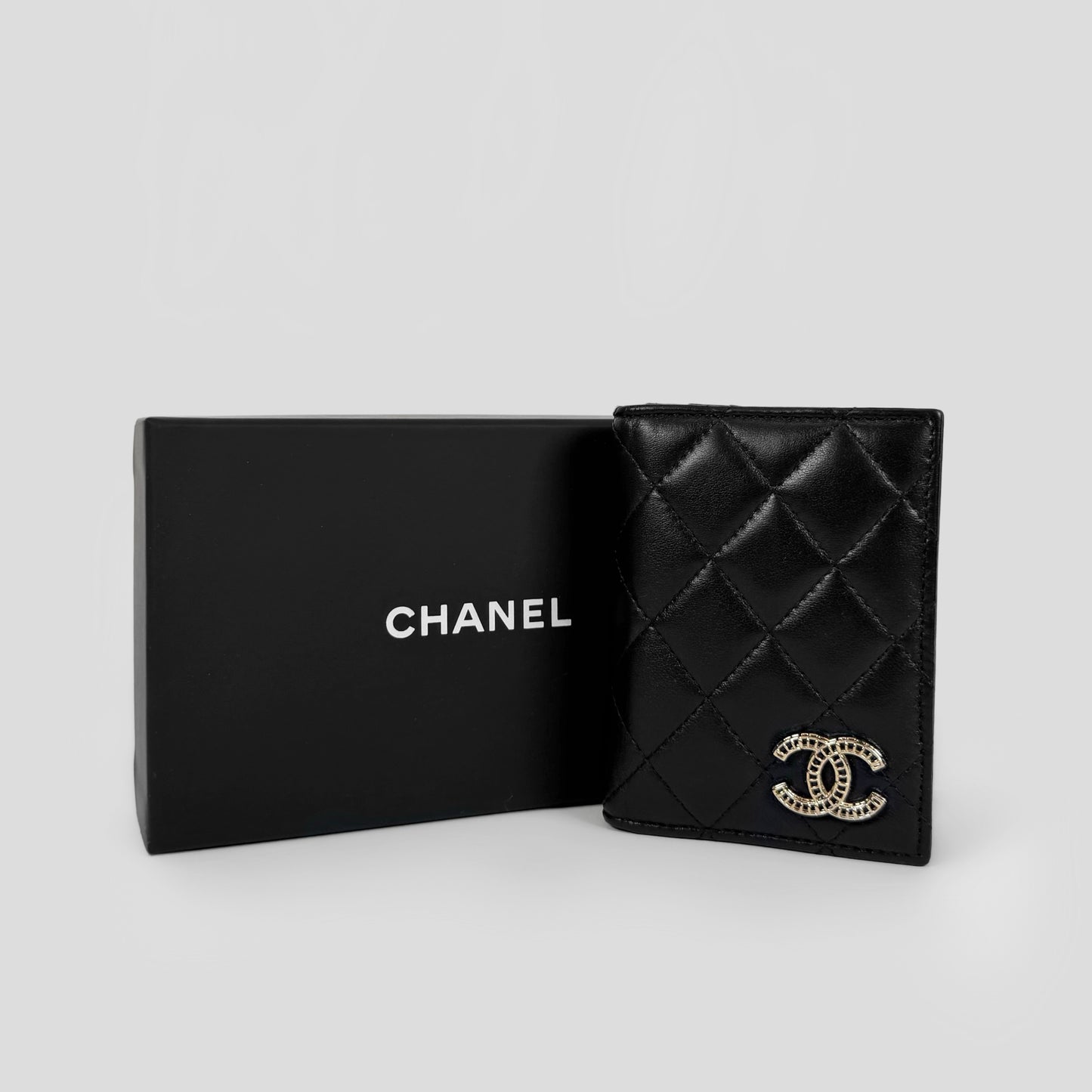 Chanel CC Lambskin Cardholder