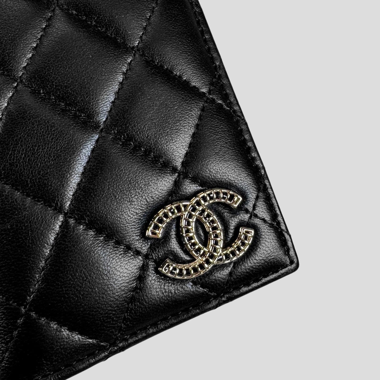 Chanel CC Lambskin Cardholder
