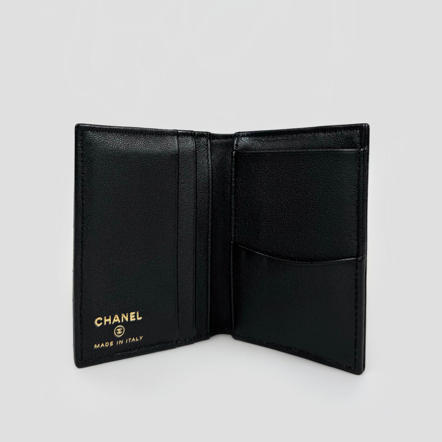 Chanel CC Lambskin Cardholder