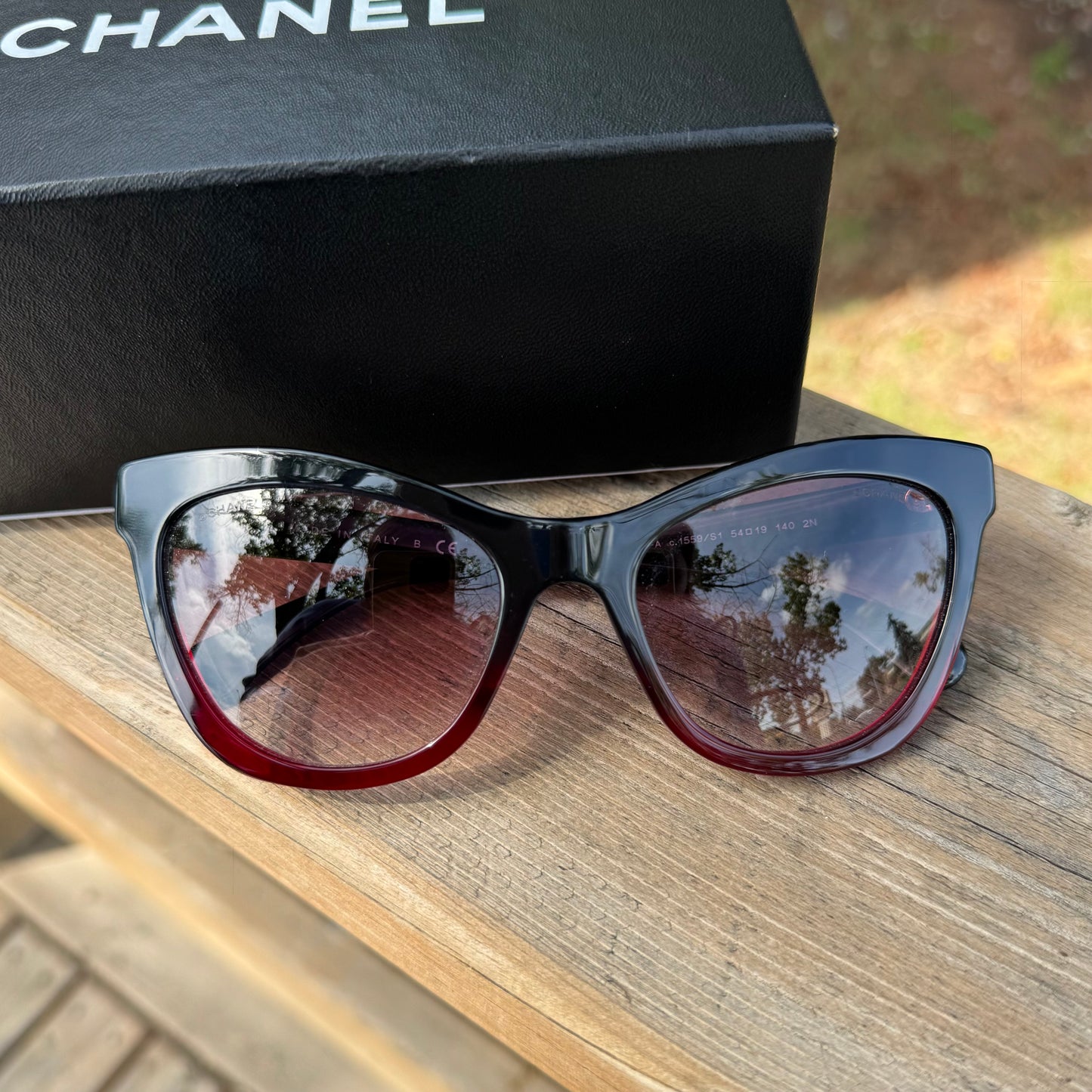 Chanel Cat Eye Gradient Sunglasses