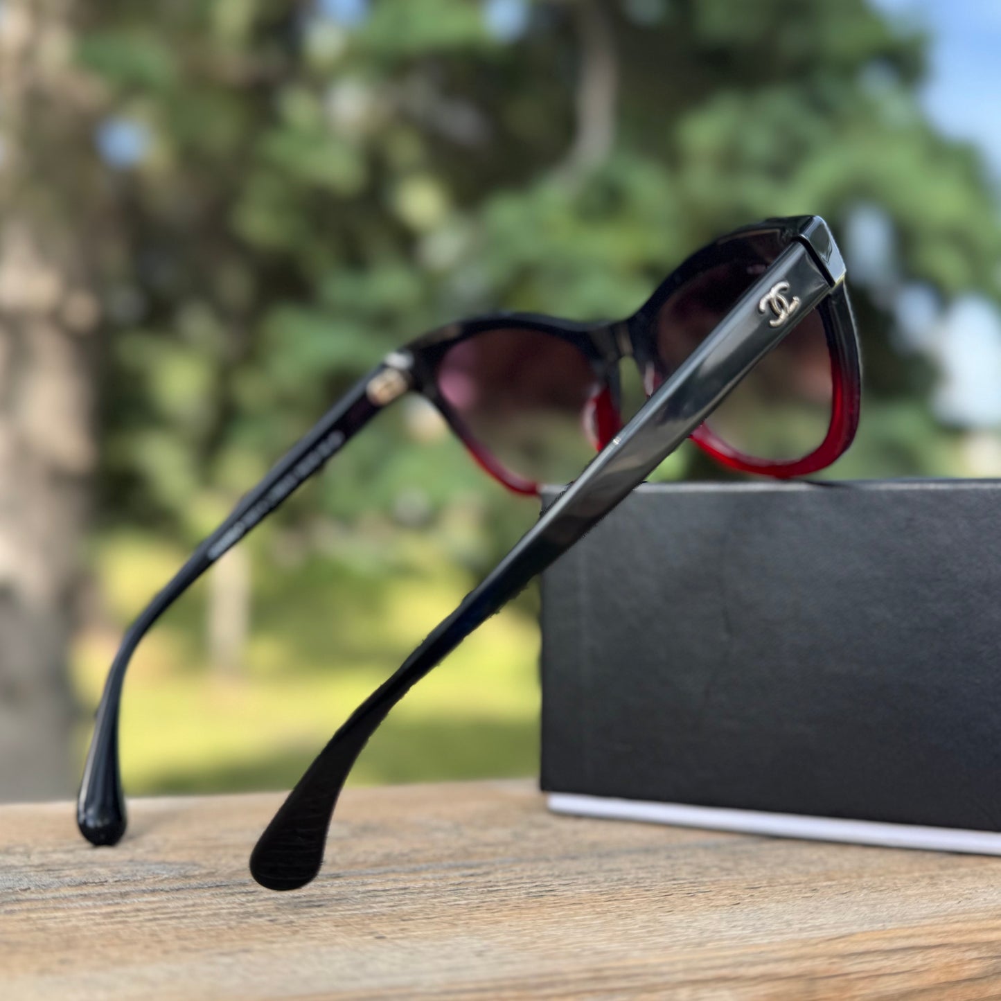 Chanel Cat Eye Gradient Sunglasses