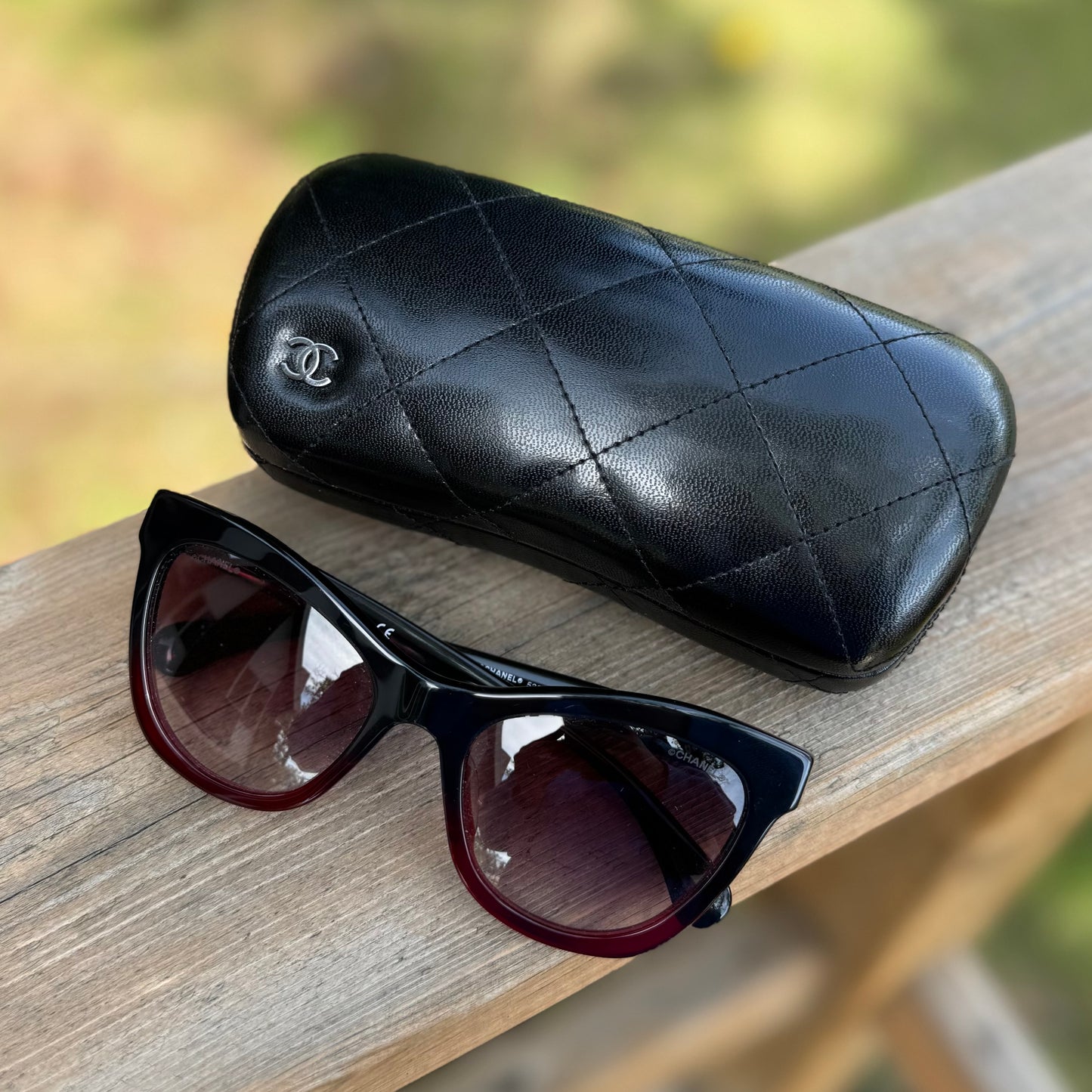 Chanel Cat Eye Gradient Sunglasses
