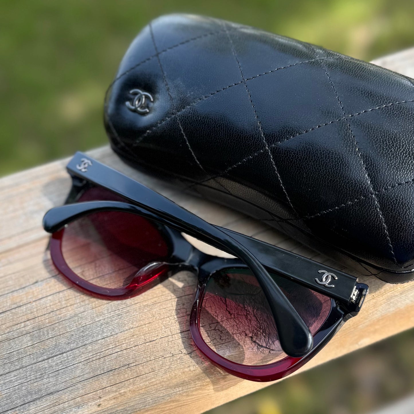 Chanel Cat Eye Gradient Sunglasses