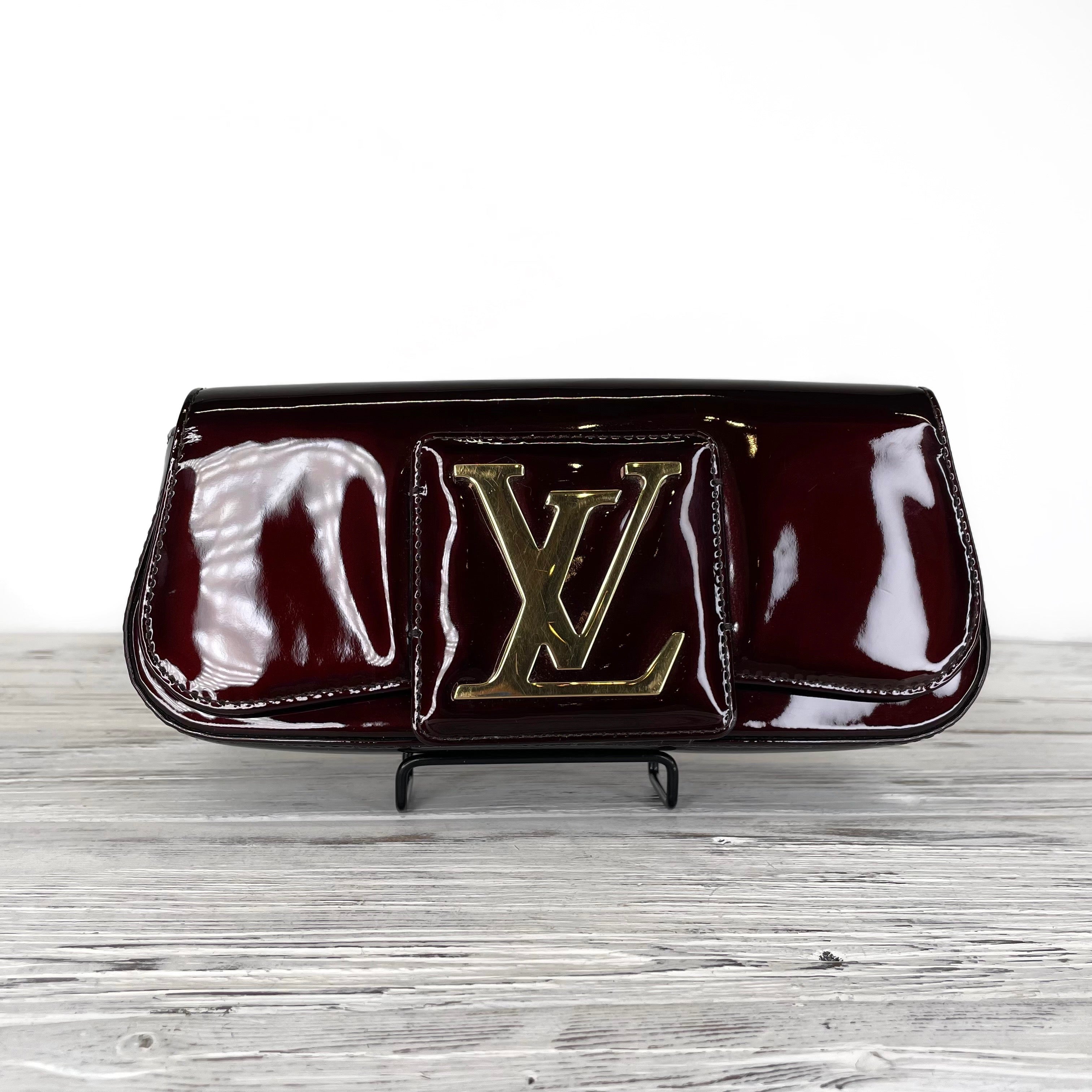 LOUIS VUITTON Amarante Vernis Glossy Patent Calf Leather SoBe