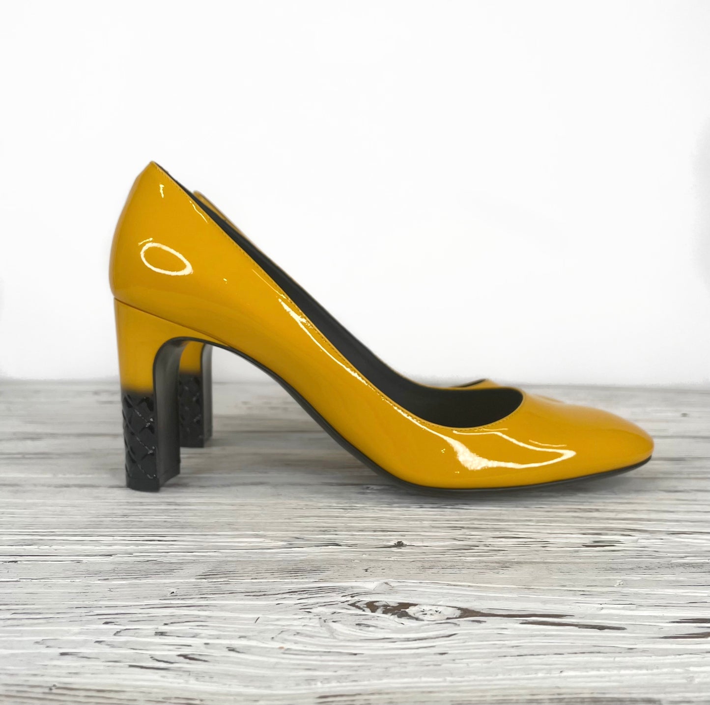 BOTTEGA VENETA Yellow Isabel Heels