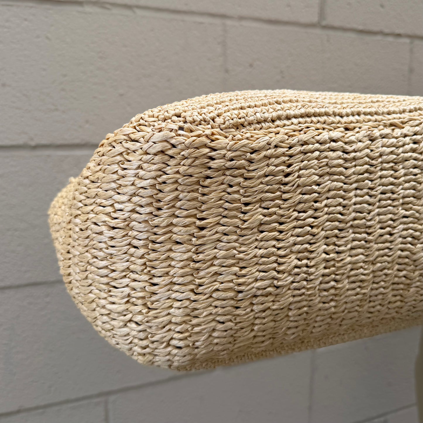 Jimmy Choo Rajah Raffia Hobo Bag