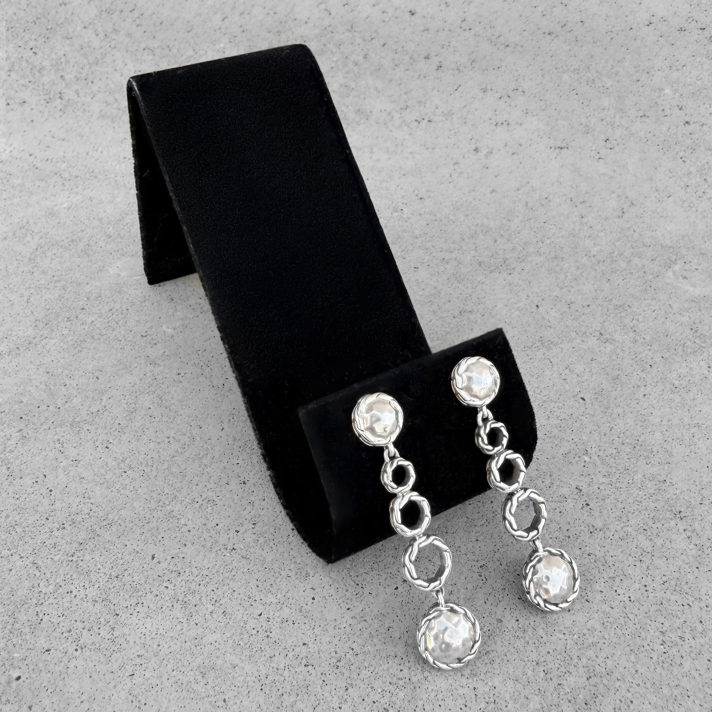 John Hardy Palu Estate Woven Cable Dangle Earrings