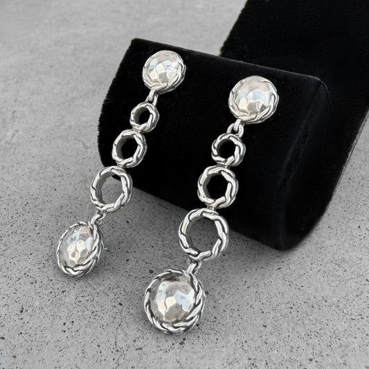 John Hardy Palu Estate Woven Cable Dangle Earrings