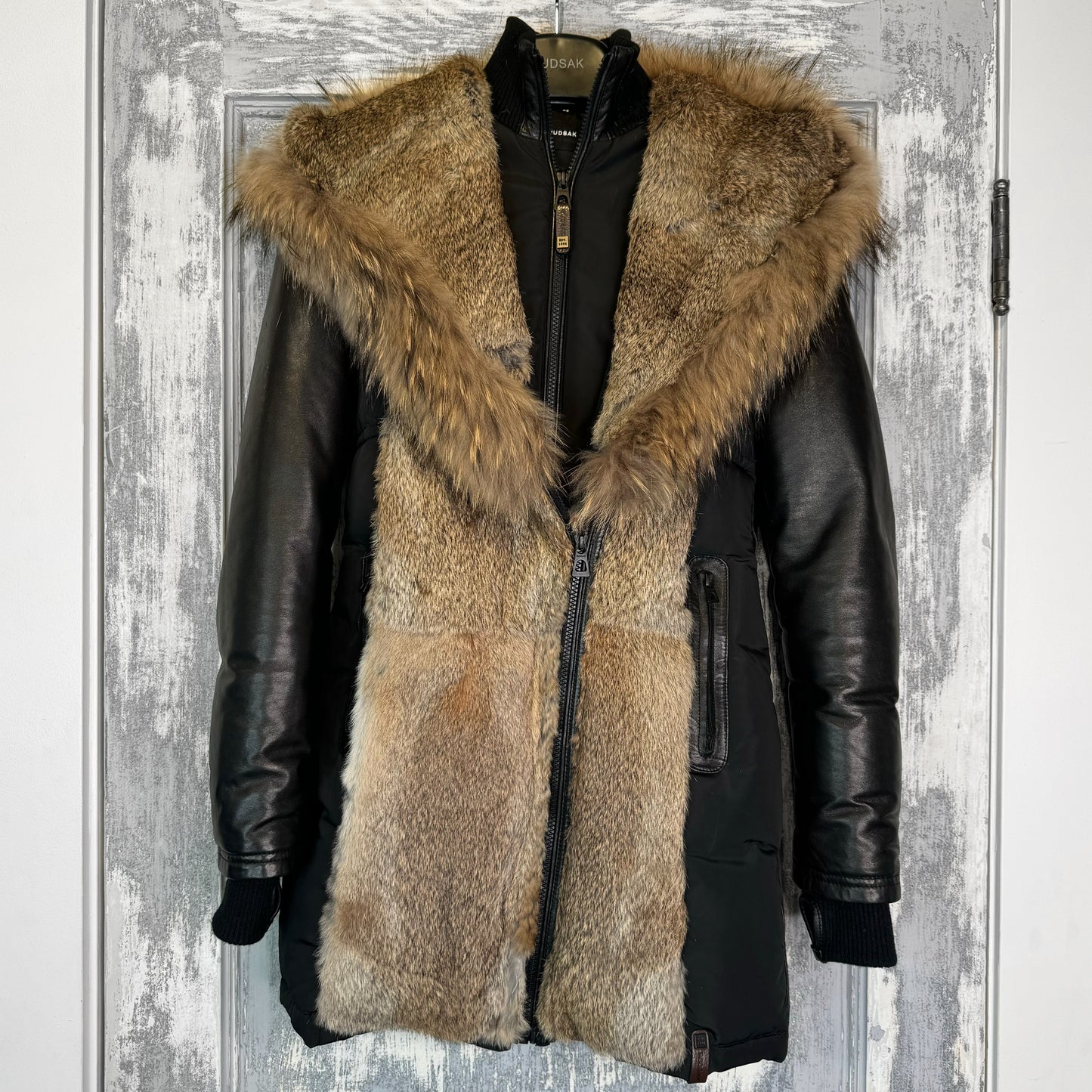 Rudsak Fur & Leather Puffer Coat