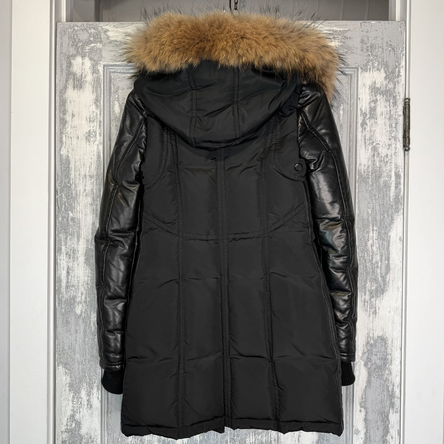 Rudsak Fur & Leather Puffer Coat