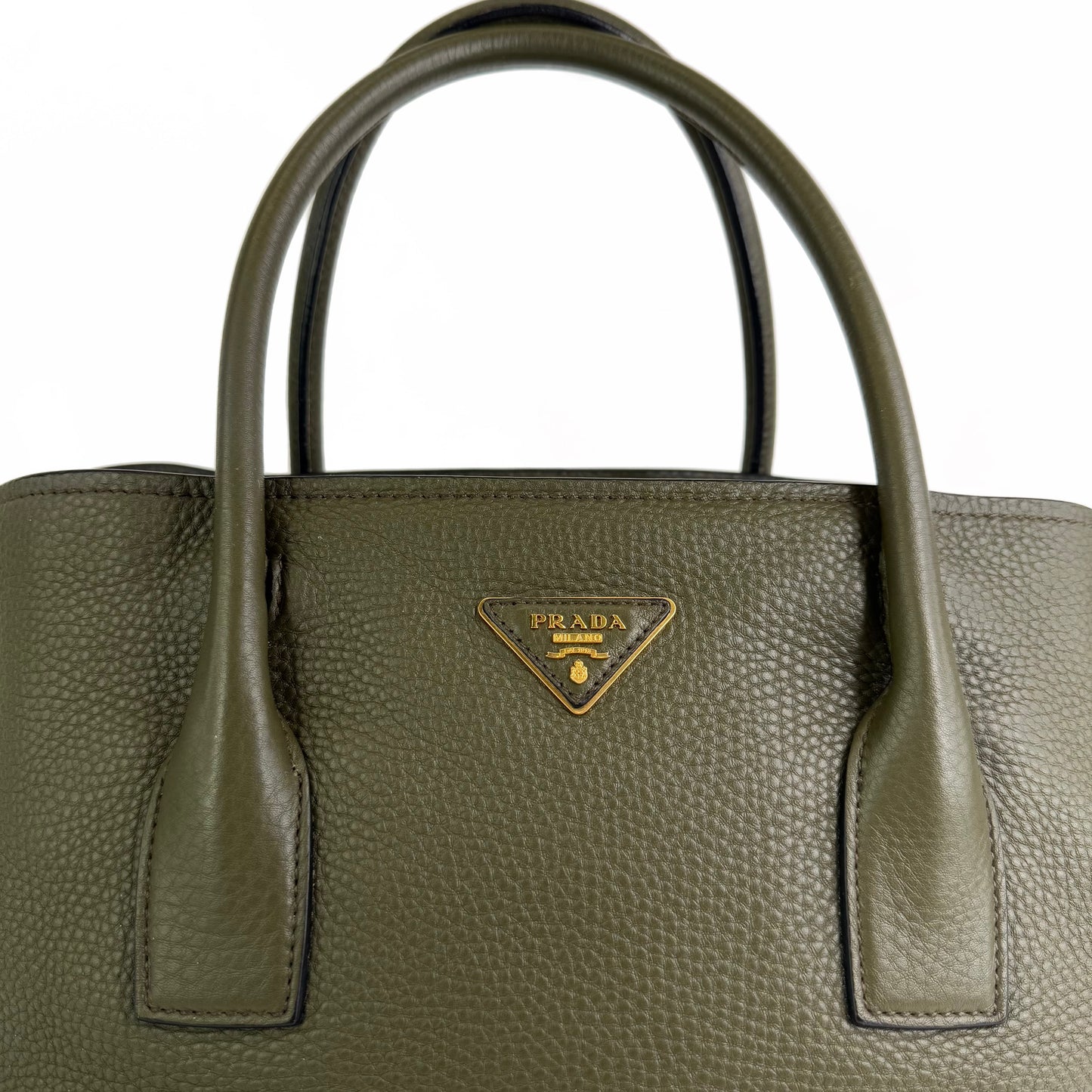 Prada Vitello Daino North South Tote Bag