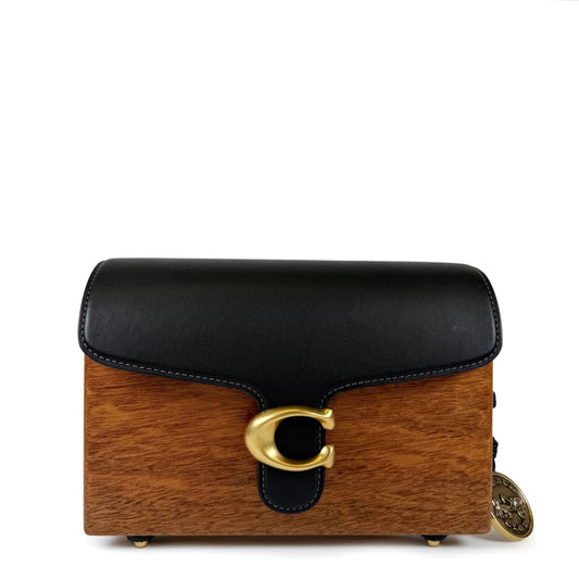 Coach x CLOT Tabby Wood & Leather Shoulder Bag