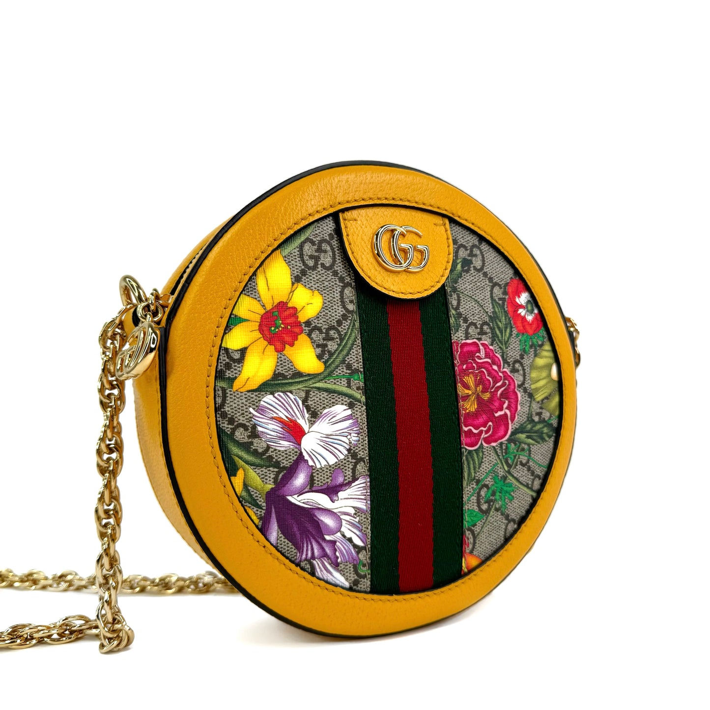 Gucci Round Floral Mini Bag