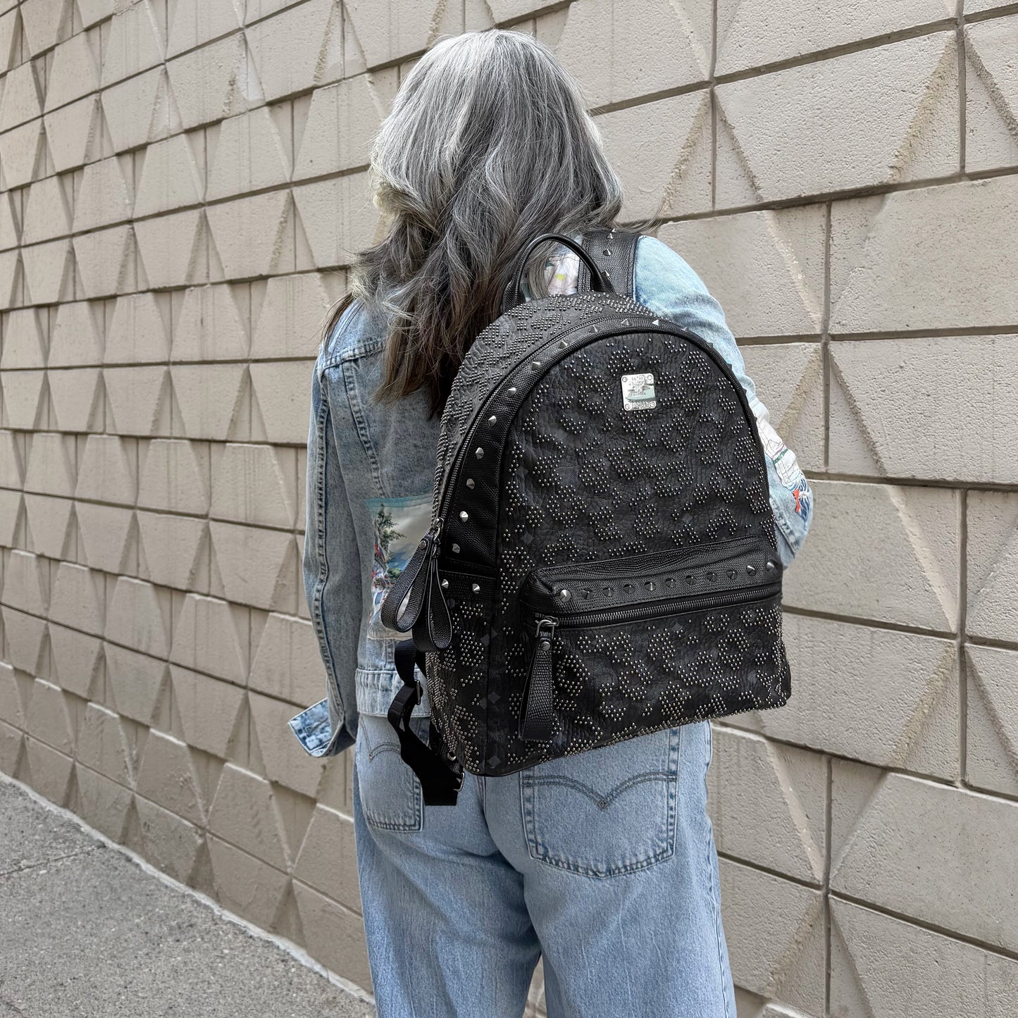MCM Stark Studded Backpack